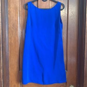 A Blue Silk Mini Dress by Milly